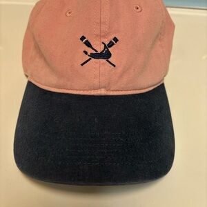 Pink and Navy Two-Tone Baseball Cap
